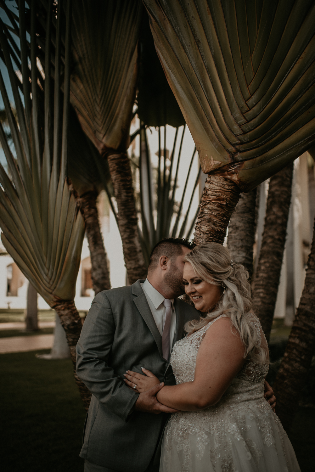 Bride and grooms first looks and private vows