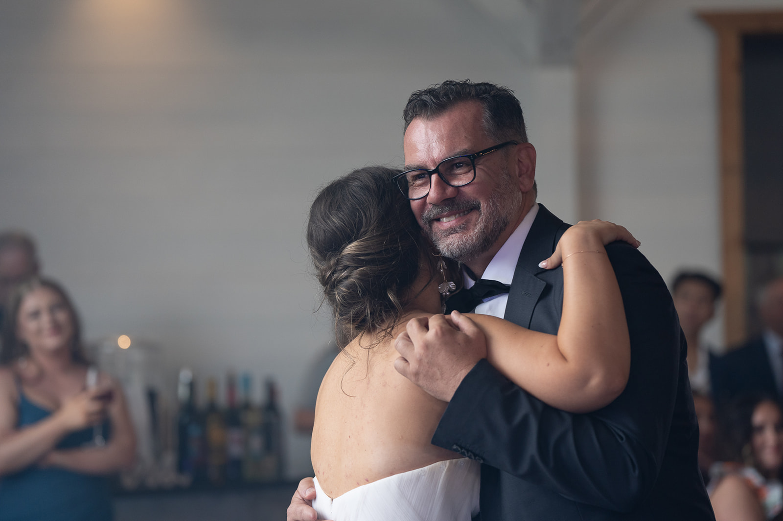 Bride sharing a first dance with her father