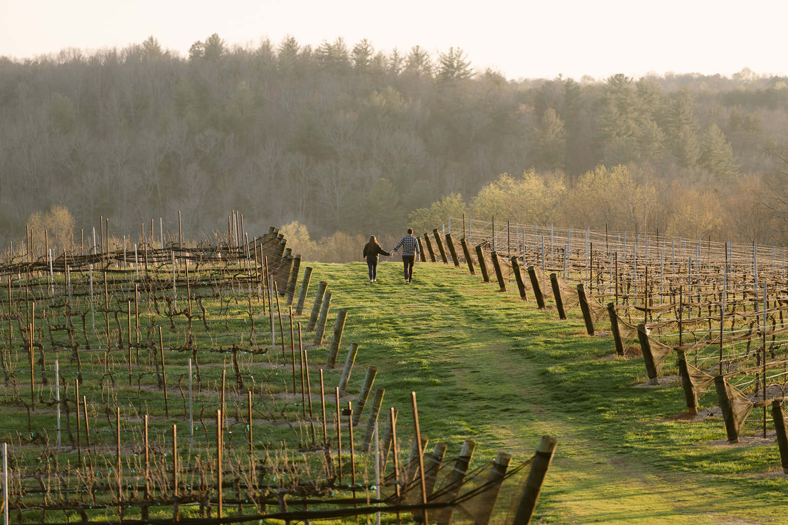 happy couple at montaluce winery