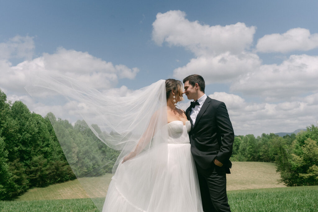 beautiful picture of the bride and groom