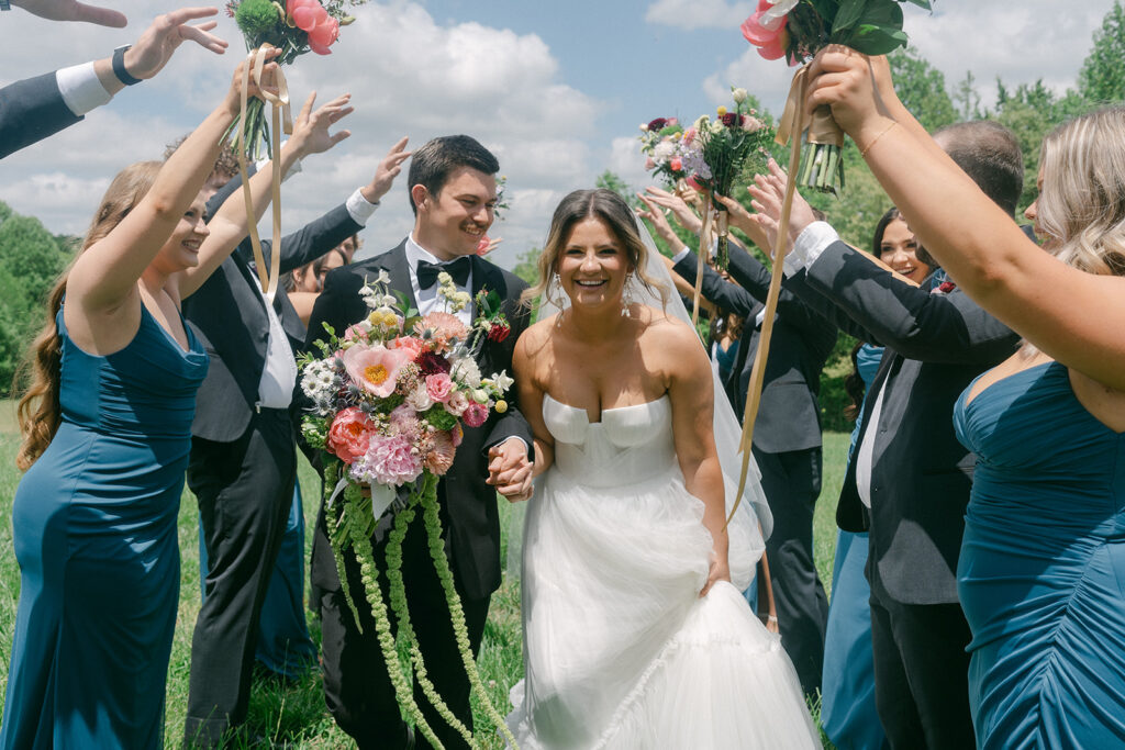 happy couple before their wedding ceremony 