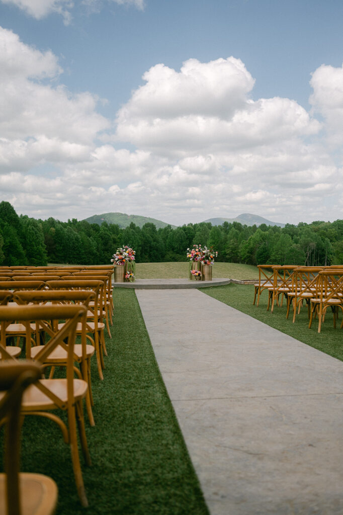 ethereal wedding ceremony 