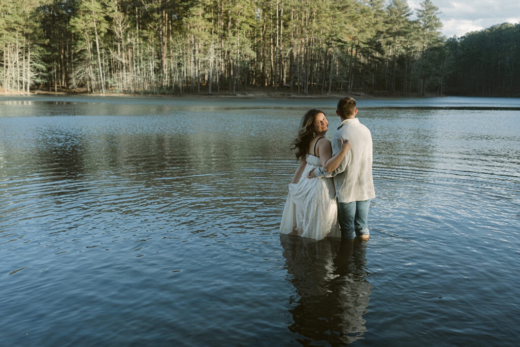 Fun & Unique Engagement Photos at Lake Allatoona