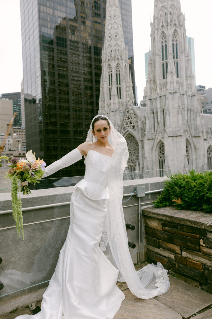 stunning picture of the bride