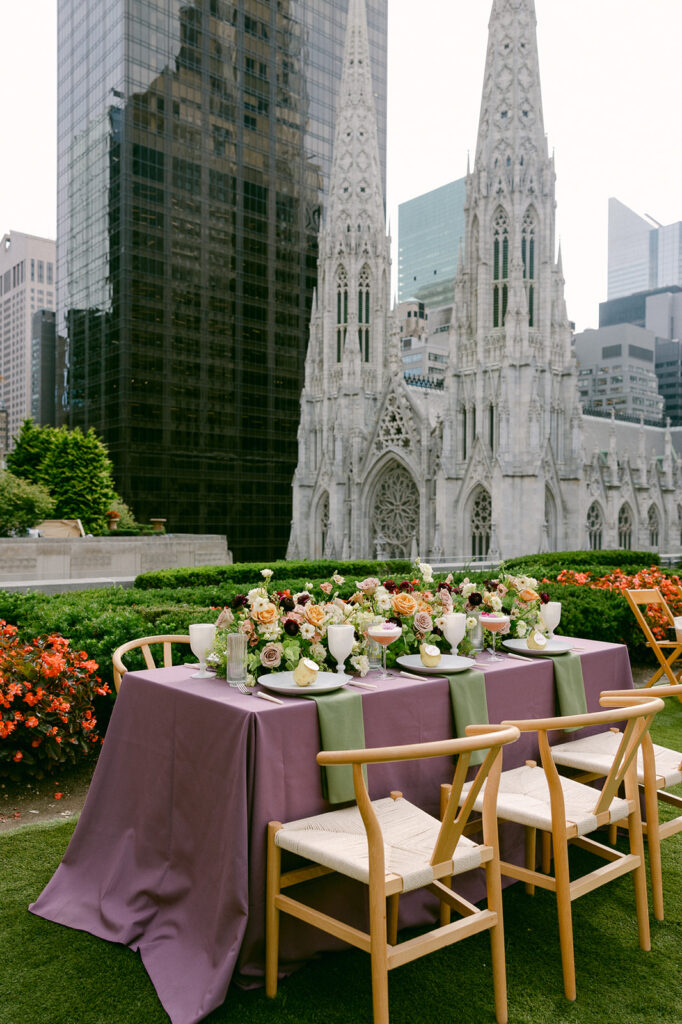 vibrant wedding decor 