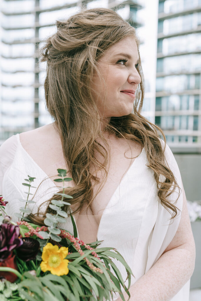 portrait of the bride