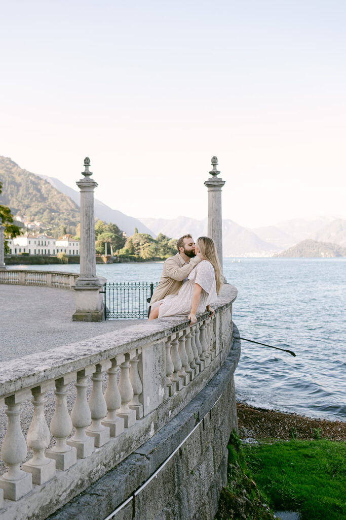 couple at their dream wedding in lake como