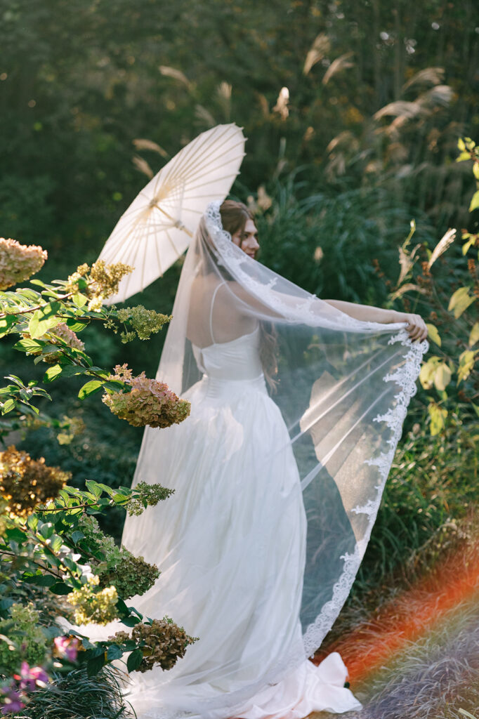 stunning picture of the bride