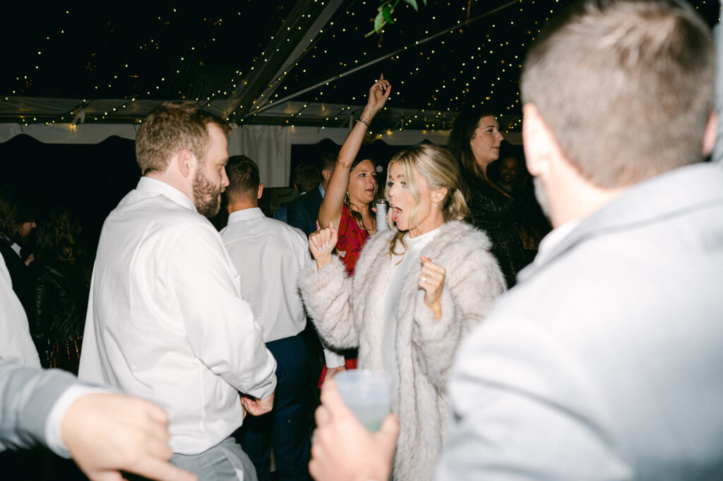 bride and groom at their wedding party