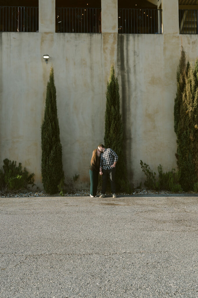 cute couple at their engagement session