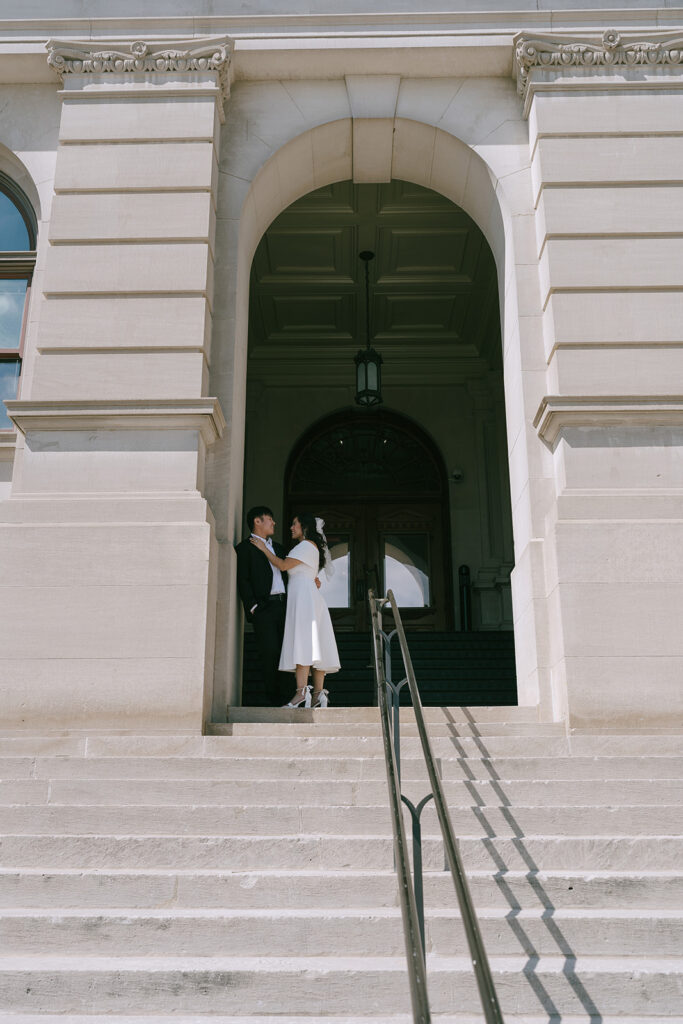 couple at their georgia engagement session