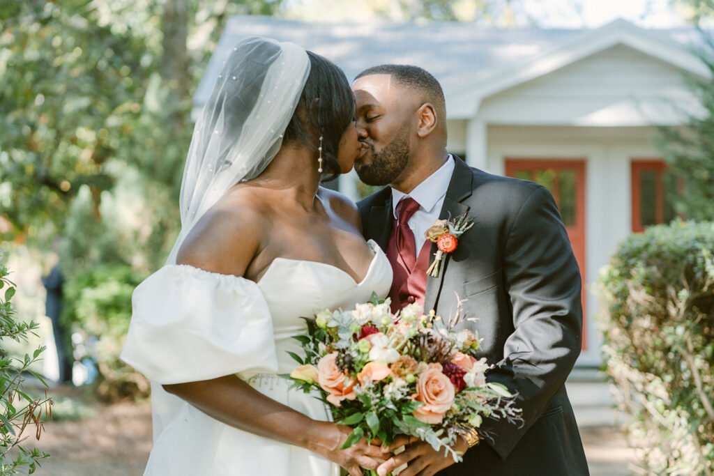 Beautiful Fall Garden Wedding at Payne Corley House, GA