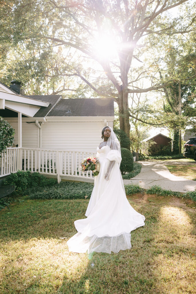 Beautiful Fall Garden Wedding at Payne Corley House, GA