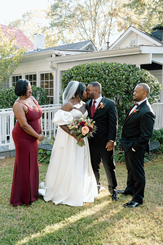 Beautiful Fall Garden Wedding at Payne Corley House, GA