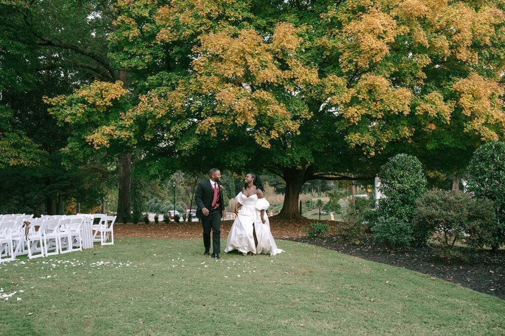 Beautiful Fall Garden Wedding at Payne Corley House, GA