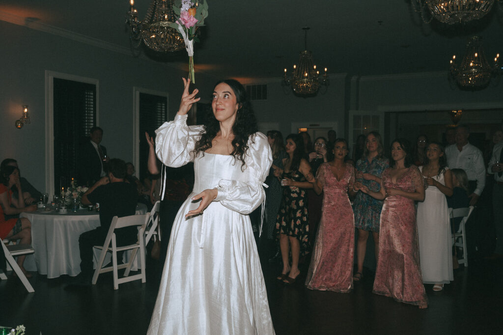 bride at her dream wedding reception party