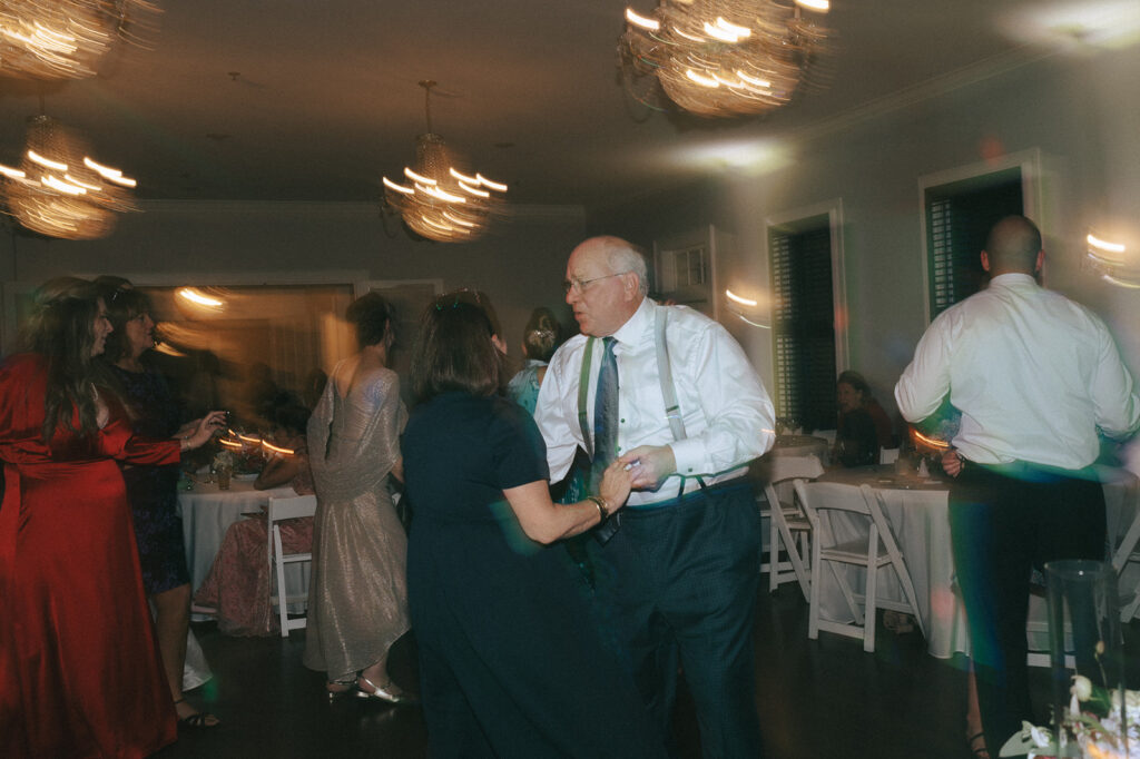 guests dancing at the wedding party