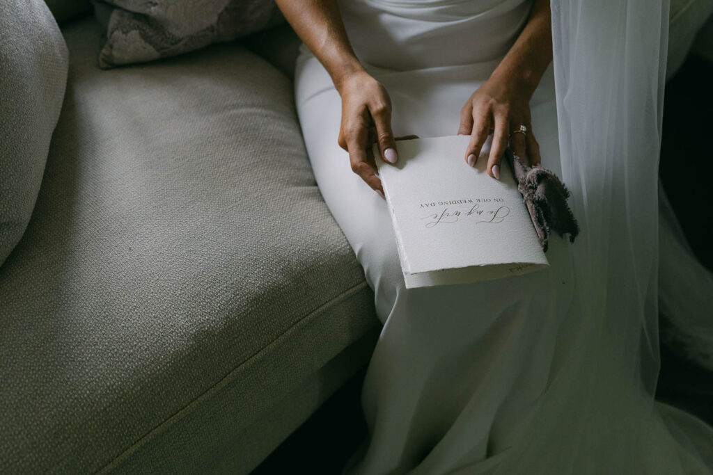 bride before her ceremony