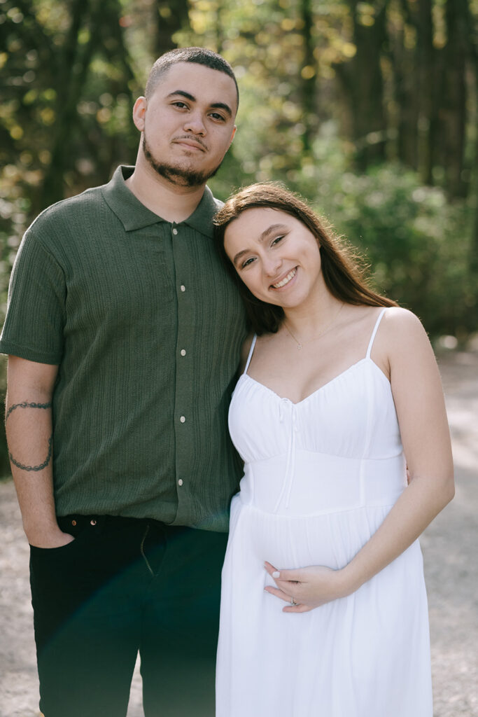 Moody Winter Engagement Session at Greenway Farms