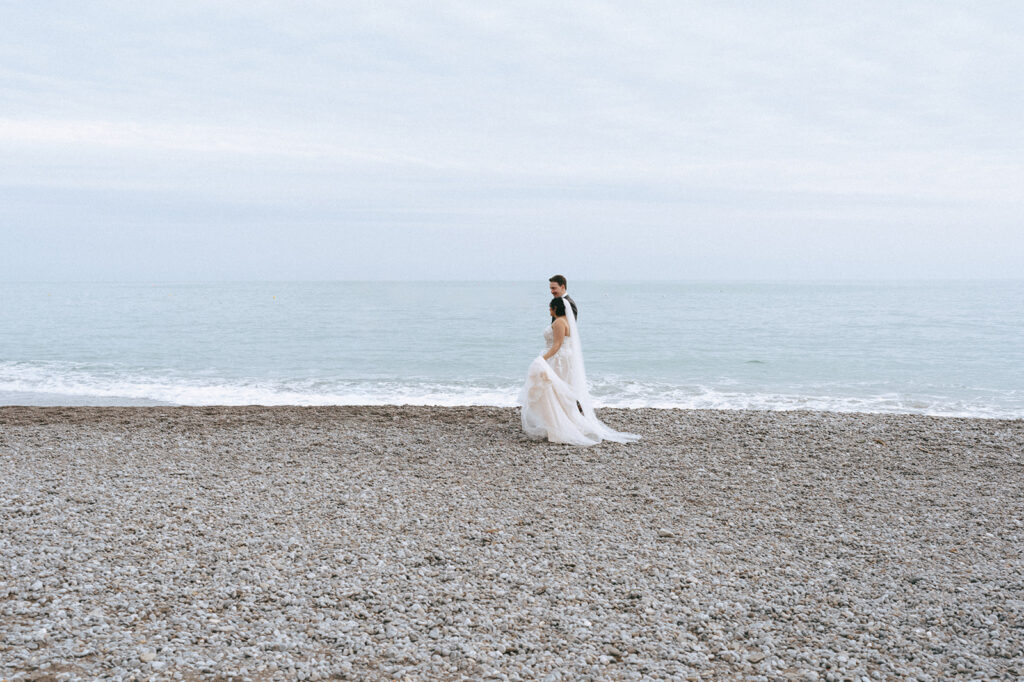 couple at their dream elopement in positano 