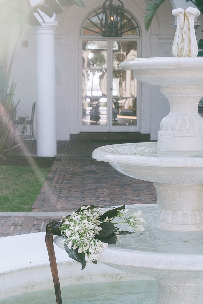 stunning closeup shot of the wedding bouquet
