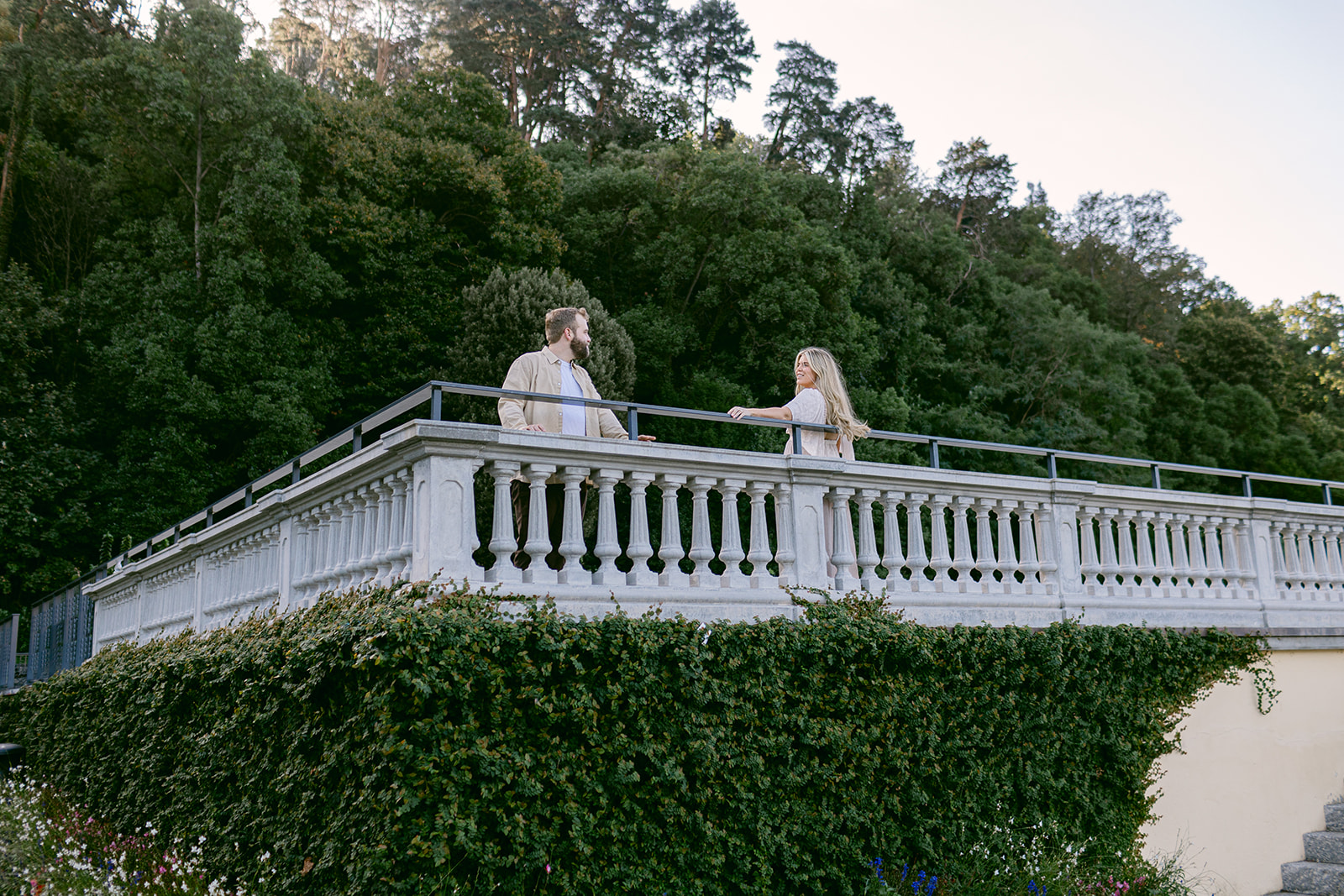 cute couple at their dream photoshoot in italy
