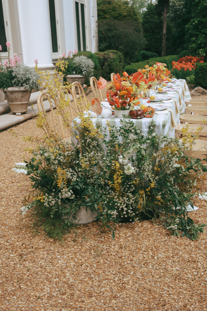 stunning florals at the reception