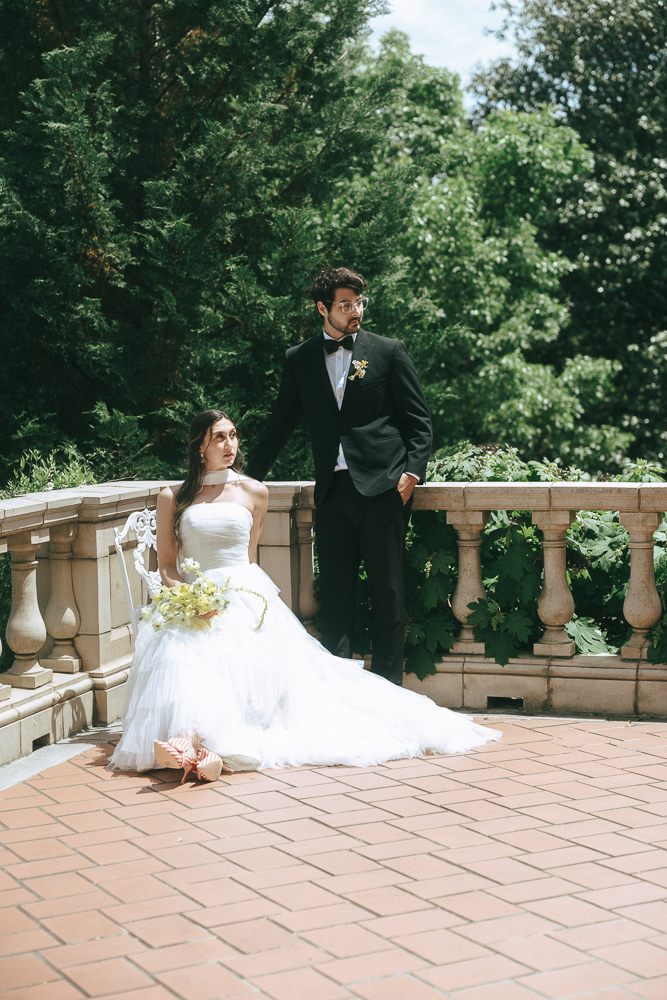 cute couple at their dream italian inspired wedding