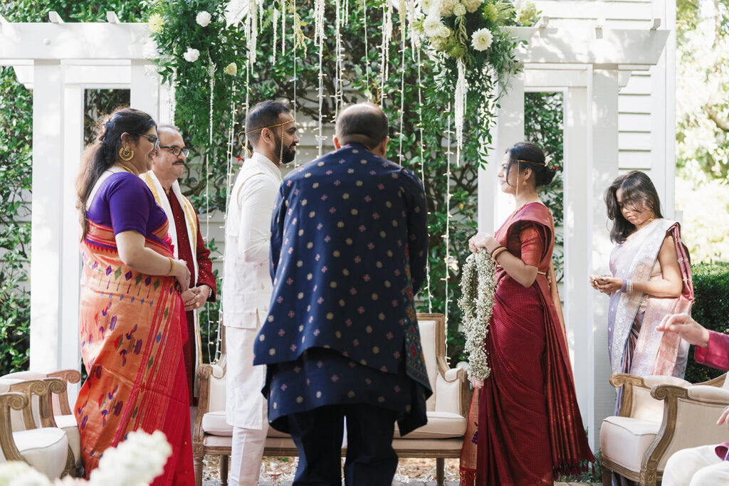 Pinak & Prajakta’s Intimate Primrose Cottage Summer Wedding in Roswell, GA