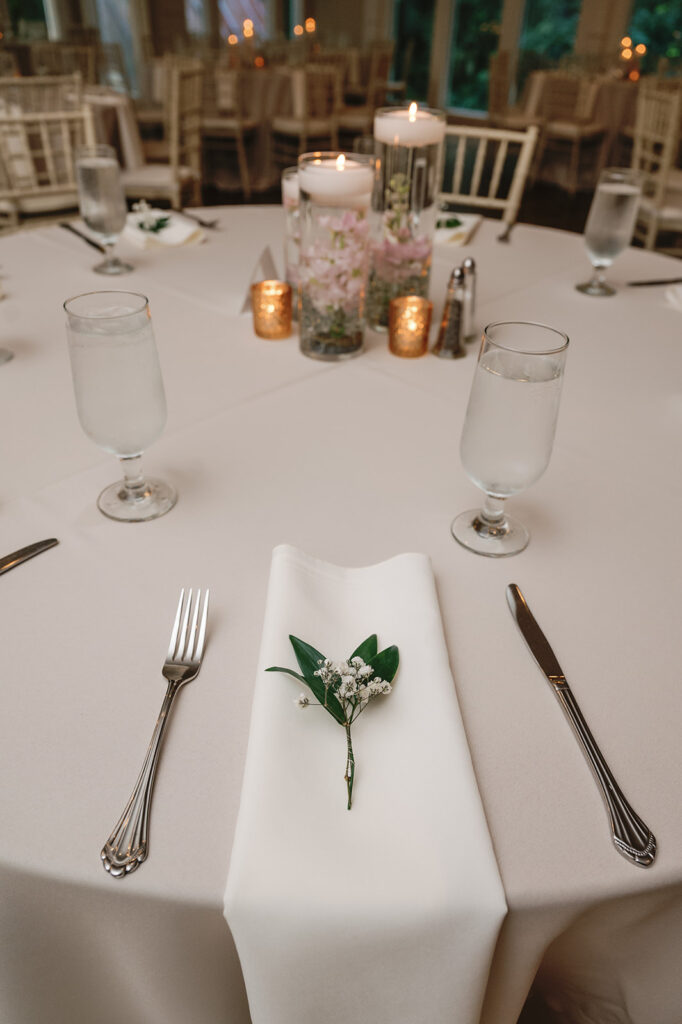 elegant reception details
