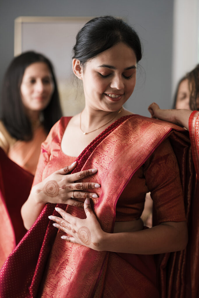 Pinak & Prajakta’s Intimate Primrose Cottage Summer Wedding in Roswell, GA