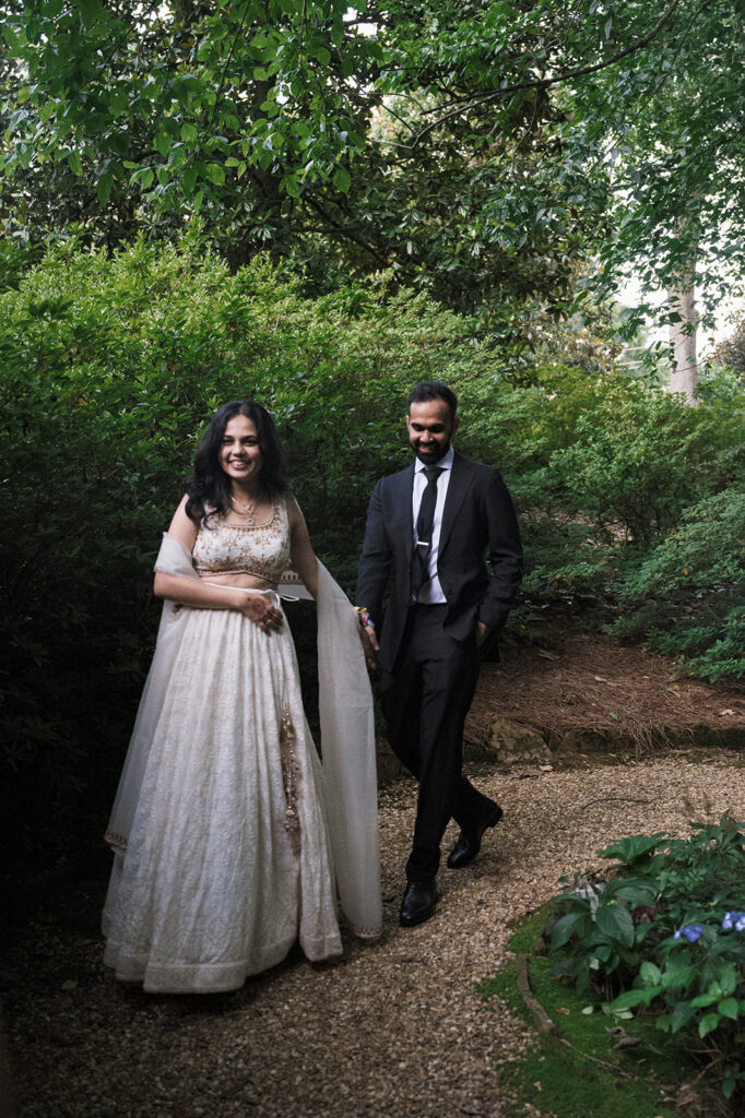 Pinak & Prajakta’s Intimate Primrose Cottage Summer Wedding in Roswell, GA