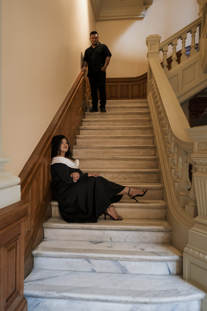 editorial engagement photo session