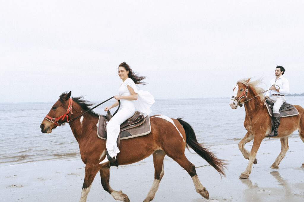 fun engagement photos in Georgia