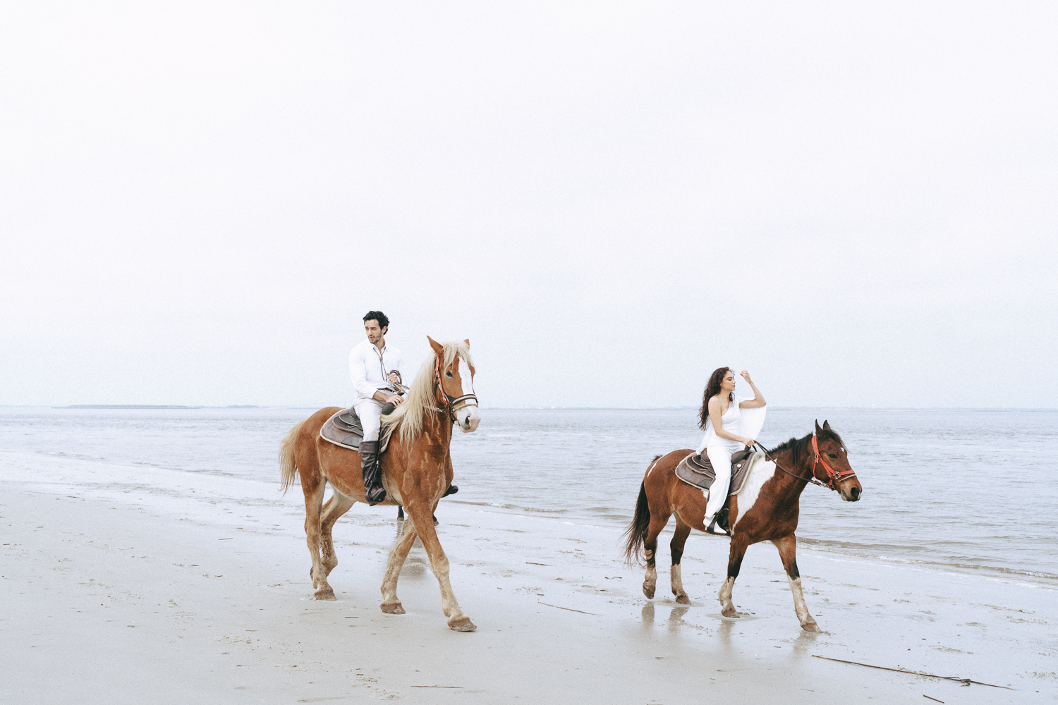 Andrea & Rusty’s Dreamy Jekyll Island Engagement Session by the Sea
