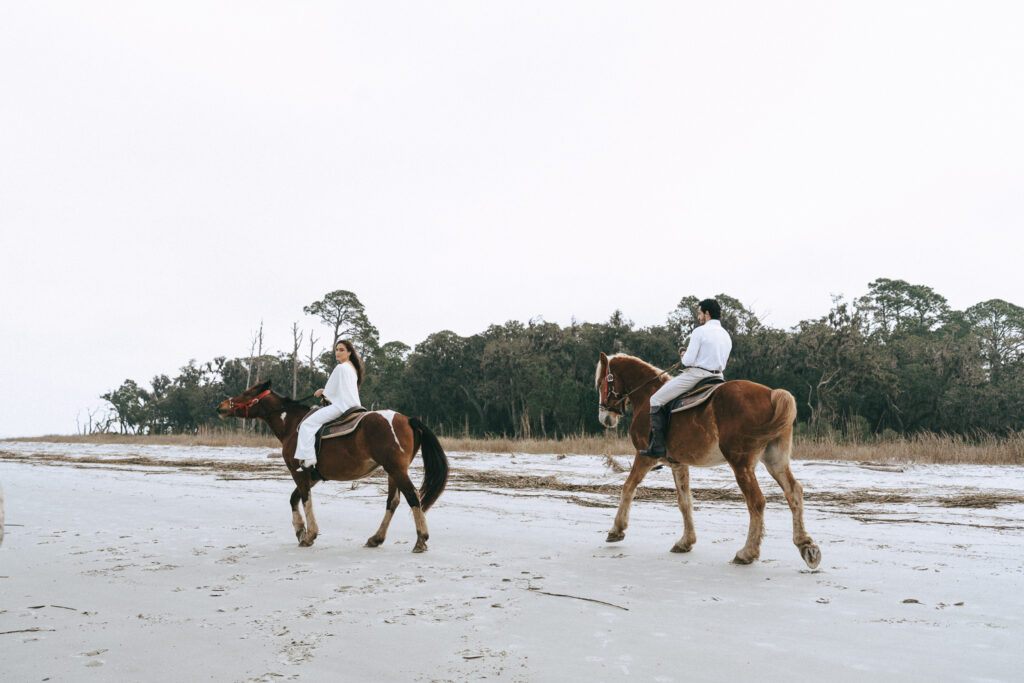 happy couple at their dream jekyll island photoshoot