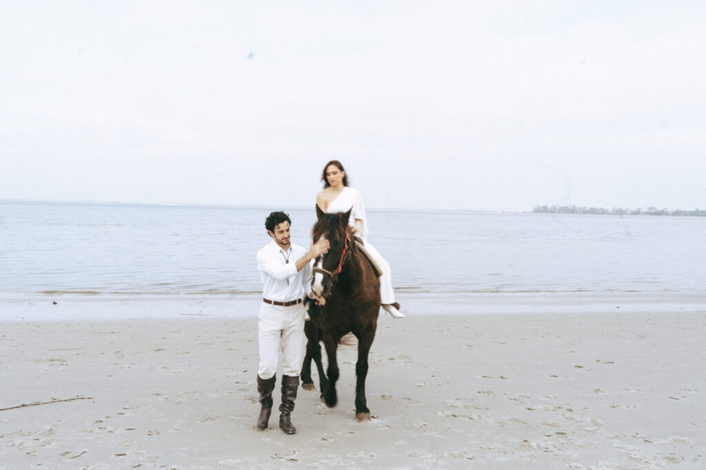 Andrea & Rusty’s Dreamy Jekyll Island Engagement Session by the Sea