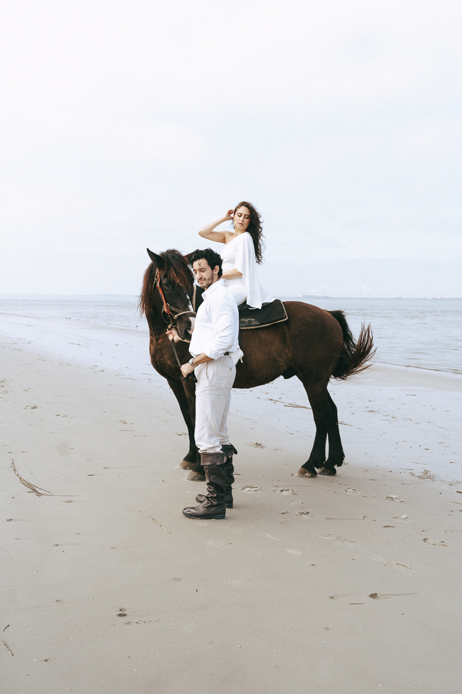 Andrea & Rusty’s Dreamy Jekyll Island Engagement Session by the Sea