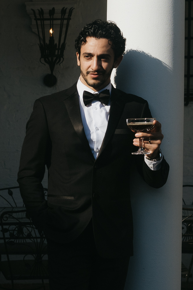 stunning picture of the groom
