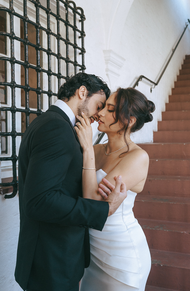 happy couple at their dream wedding