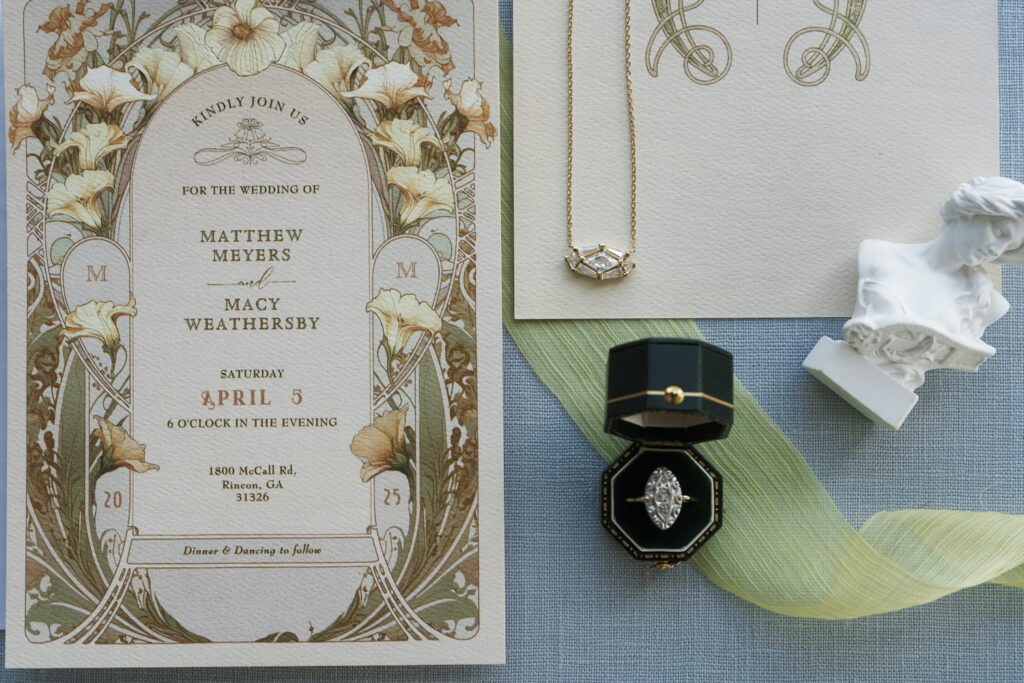 Stunning picture of the wedding rings