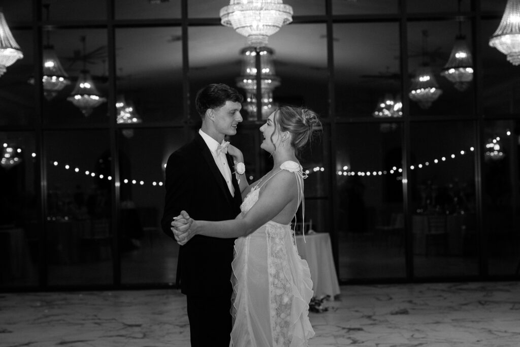newlyweds first dance at their reception