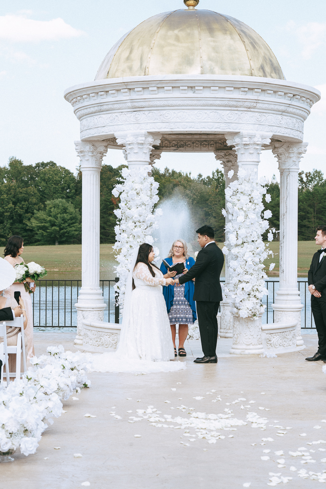 cute couple at their dream ceremony