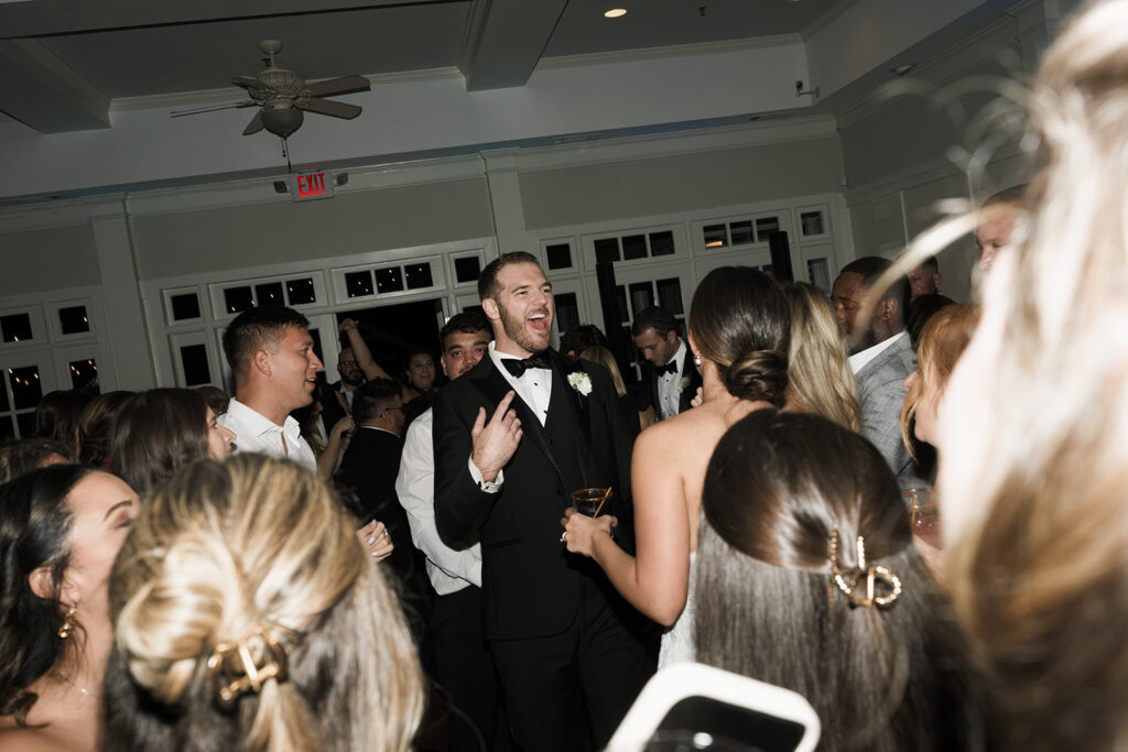 fun wedding reception party