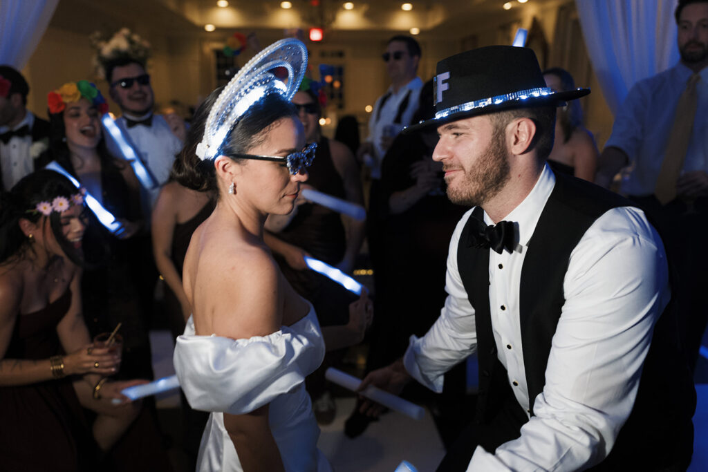 fun wedding reception party