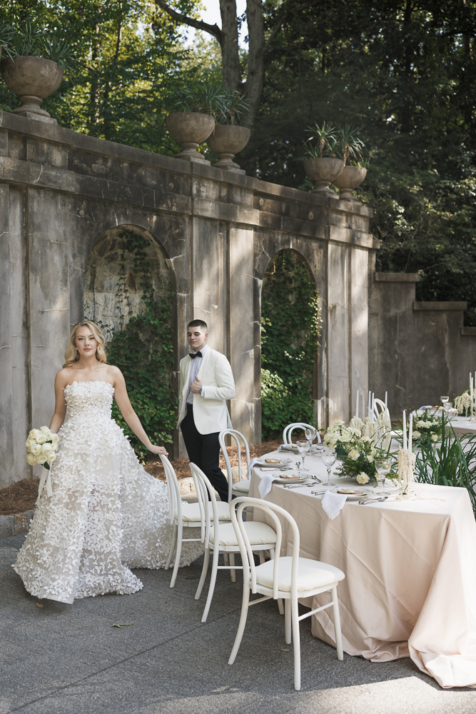 newlyweds at their dream wedding receptions