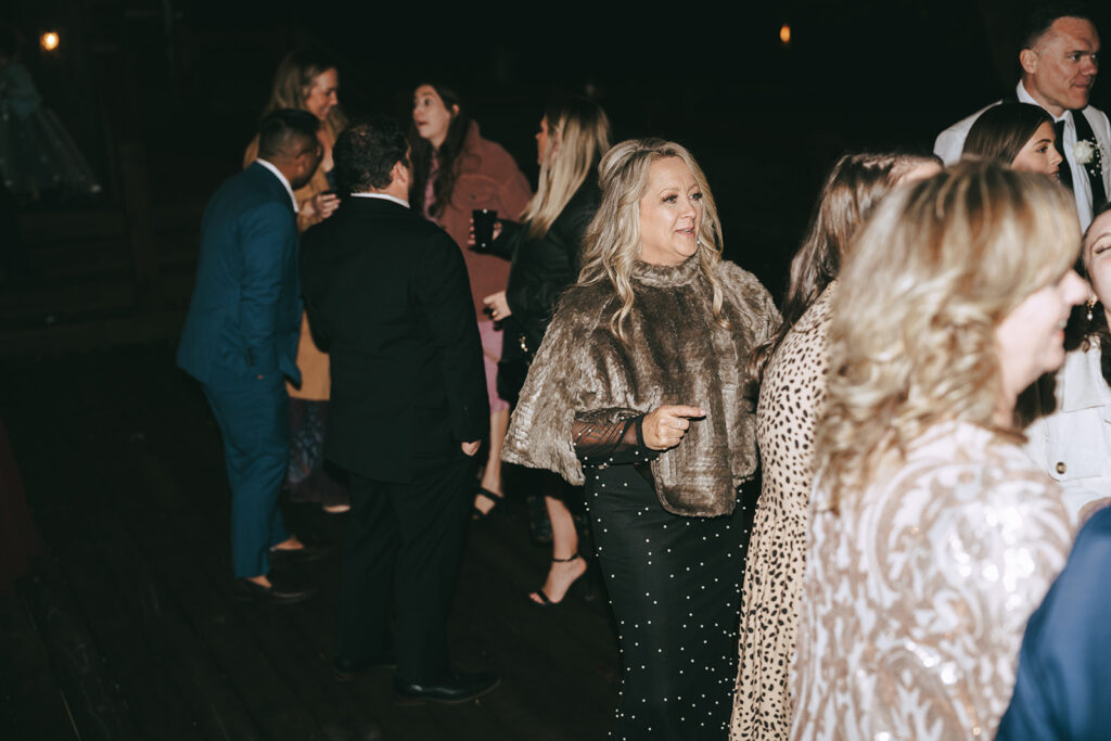 guests at the wedding reception party