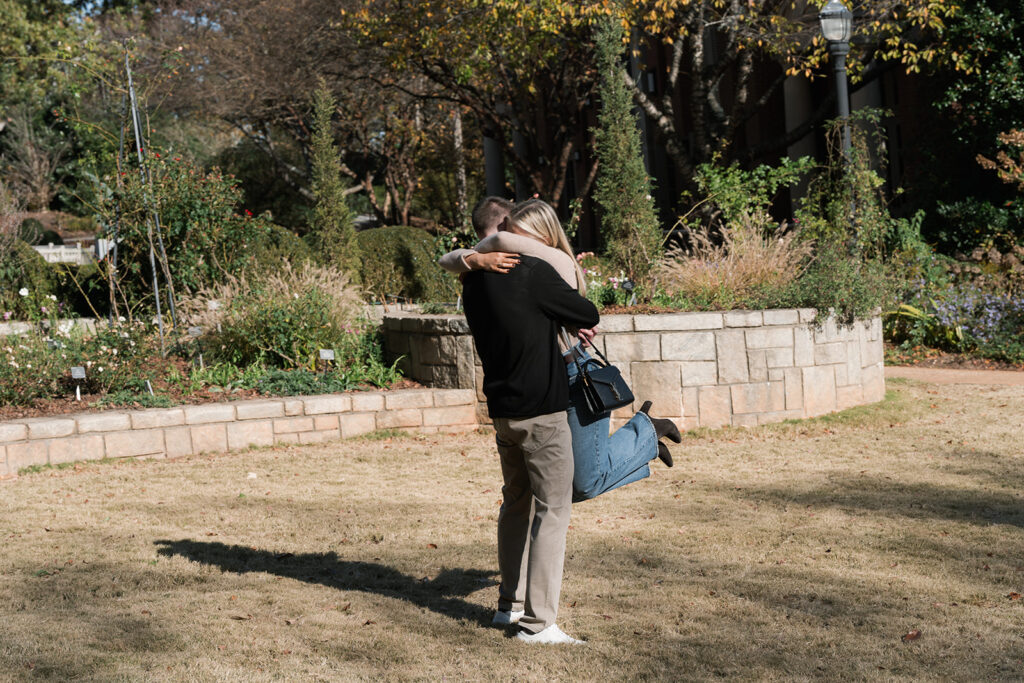 Susannah & Jack Romantic Fall Atlanta Botanical Garden Proposal