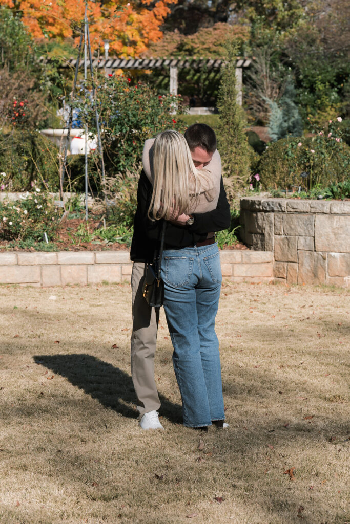 Susannah & Jack Romantic Fall Atlanta Botanical Garden Proposal