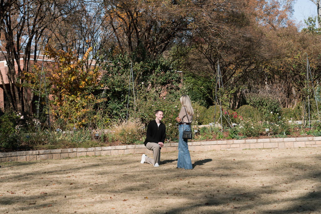 Susannah & Jack Romantic Fall Atlanta Botanical Garden Proposal